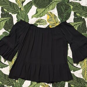 LA Hearts off the shoulder top